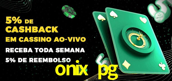 Promoções do cassino ao Vivo onix pg